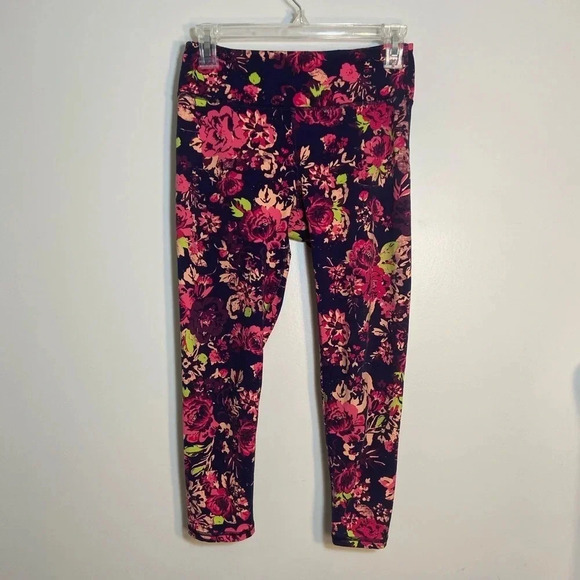 GAIAM floral cropped yoga leggings- size S - Picture 1 of 4